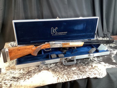 Krieghoff K-80 Trap Combo 34/32” SoftTouch Stock, Americase, Factory Engraved, Excellent, Trades Welcome - Image 2 of 25