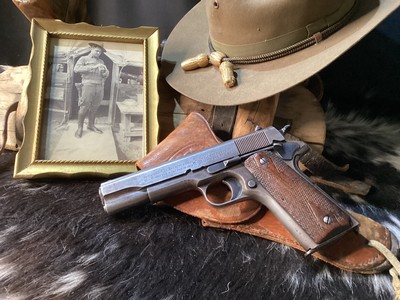 WWI Colt 1911Survivor W/Holster & Orig. Barrel. Matching 1918, Trades Welcome - Image 1 of 23