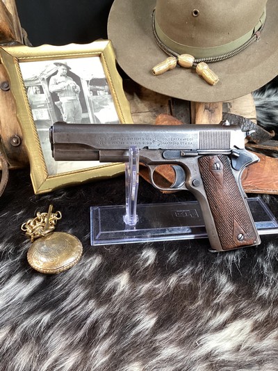 WWI Colt 1911Survivor W/Holster & Orig. Barrel. Matching 1918, Trades Welcome - Image 3 of 23