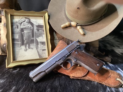 WWI Colt 1911Survivor W/Holster & Orig. Barrel. Matching 1918, Trades Welcome - Image 11 of 23