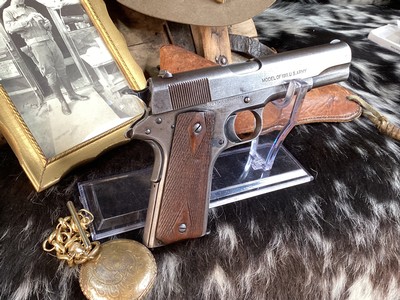 WWI Colt 1911Survivor W/Holster & Orig. Barrel. Matching 1918, Trades Welcome - Image 13 of 23