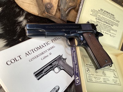 1926 Mfg. Colt Commercial 1911 .45 acp Pistol, Transition Year Gun, Matching Numbers, Original Finish, Trades Welcome - Image 6 of 25