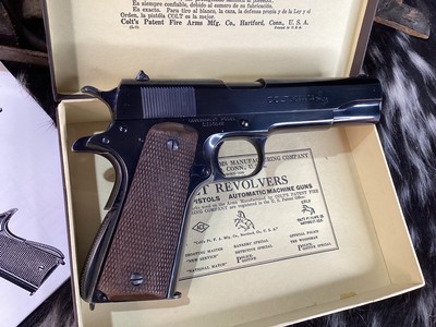 1926 Mfg. Colt Commercial 1911 .45 acp Pistol, Transition Year Gun, Matching Numbers, Original Finish, Trades Welcome - Image 2 of 25