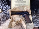 1926 Mfg. Colt Commercial 1911 .45 acp Pistol, Transition Year Gun, Matching Numbers, Original Finish, Trades Welcome - Image 23 of 25