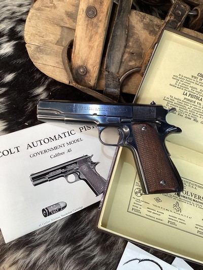 1926 Mfg. Colt Commercial 1911 .45 acp Pistol, Transition Year Gun, Matching Numbers, Original Finish, Trades Welcome - Image 3 of 25