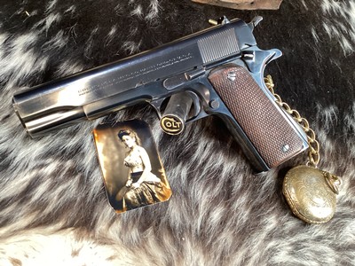 1926 Mfg. Colt Commercial 1911 .45 acp Pistol, Transition Year Gun, Matching Numbers, Original Finish, Trades Welcome - Image 17 of 25