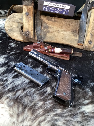 1926 Mfg. Colt Commercial 1911 .45 acp Pistol, Transition Year Gun, Matching Numbers, Original Finish, Trades Welcome - Image 18 of 25