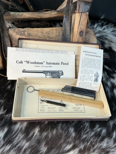 Prewar 1937 Colt Woodsman As New In Box W/Tools & Paperwork ,.99%. Trades Welcome - Image 8 of 25