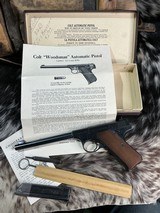 Prewar 1937 Colt Woodsman As New In Box W/Tools & Paperwork ,.99%. Trades Welcome - Image 1 of 25