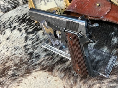 1918 Black Army Colt 1911 .45 Pistol W/Holster Rig, Excellent Original High Condition. Trades Welcome - Image 9 of 25