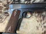 1918 Black Army Colt 1911 .45 Pistol W/Holster Rig, Excellent Original High Condition. Trades Welcome - Image 16 of 25