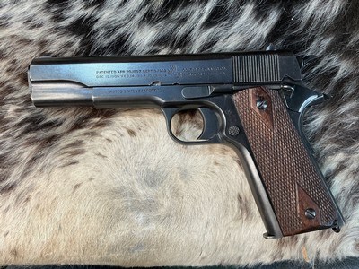 1918 Black Army Colt 1911 .45 Pistol W/Holster Rig, Excellent Original High Condition. Trades Welcome - Image 11 of 25