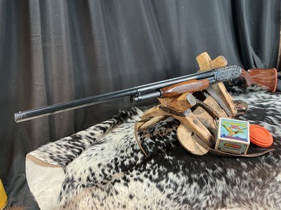 1938 Mfg. Winchester Model 12 “Standard Trap” Solid Rib, Beautifully Hand Engraved, Trades Welcome. - Image 3 of 25