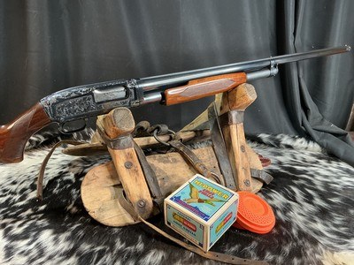 1938 Mfg. Winchester Model 12 “Standard Trap” Solid Rib, Beautifully Hand Engraved, Trades Welcome. - Image 22 of 25