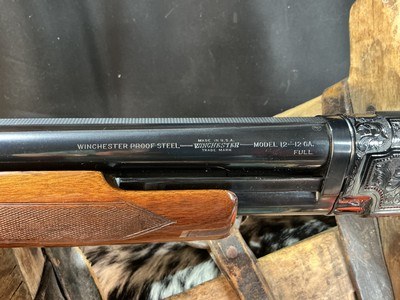 1938 Mfg. Winchester Model 12 “Standard Trap” Solid Rib, Beautifully Hand Engraved, Trades Welcome. - Image 12 of 25