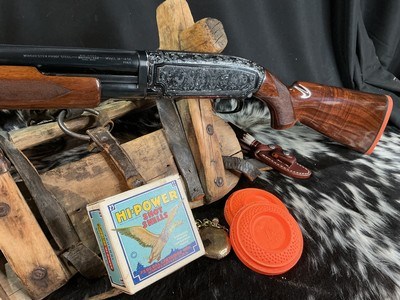 1938 Mfg. Winchester Model 12 “Standard Trap” Solid Rib, Beautifully Hand Engraved, Trades Welcome. - Image 11 of 25