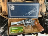 First Year Gun, 1983 Smith & Wesson model 651 Stainless .22 Magnum “J” Frame Target Revolver, 4”, Boxed. Trades Welcome. - Image 9 of 23