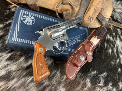 First Year Gun, 1983 Smith & Wesson model 651 Stainless .22 Magnum “J” Frame Target Revolver, 4”, Boxed. Trades Welcome. - Image 14 of 23