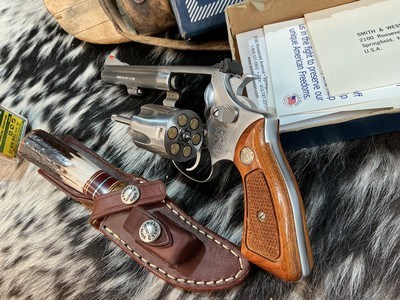 First Year Gun, 1983 Smith & Wesson model 651 Stainless .22 Magnum “J” Frame Target Revolver, 4”, Boxed. Trades Welcome. - Image 2 of 23
