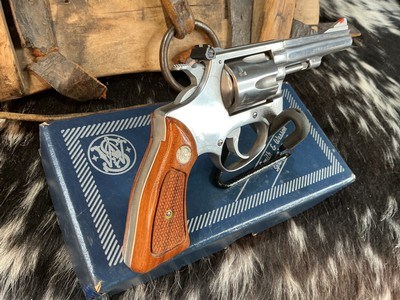 First Year Gun, 1983 Smith & Wesson model 651 Stainless .22 Magnum “J” Frame Target Revolver, 4”, Boxed. Trades Welcome. - Image 12 of 23