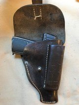 Walther Model 4, Variation "2" Late, .32acp, Imperial Marked Crown/D on left slide, w/Carl Busse GMSH, Mainz 1917 Holster - 15 of 15