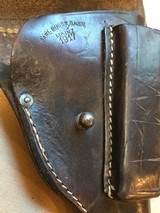 Walther Model 4, Variation "2" Late, .32acp, Imperial Marked Crown/D on left slide, w/Carl Busse GMSH, Mainz 1917 Holster - 13 of 15