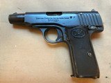 Walther Model 4, Variation "2" Late, .32acp, Imperial Marked Crown/D on left slide, w/Carl Busse GMSH, Mainz 1917 Holster - 1 of 15