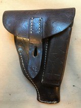 Walther Model 4, Variation "2" Late, .32acp, Imperial Marked Crown/D on left slide, w/Carl Busse GMSH, Mainz 1917 Holster - 11 of 15