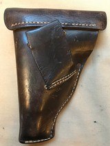 Walther Model 4, Variation "2" Late, .32acp, Imperial Marked Crown/D on left slide, w/Carl Busse GMSH, Mainz 1917 Holster - 12 of 15