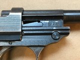 Spreewerk P.38 cyq, Early "b" block, Original Finish, w/rare "B" stamped magazine, e/88 stamped magazine spline - 6 of 15