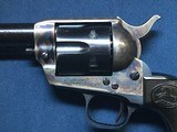 Colt Single Action Army, 1st Gen, .45 LC, 5.5" Blue & Case-Hardened, 1928 year, 97+% Condition - 4 of 20