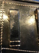 German P.38 Hardshell Holster, gxy 1942, WaA 706, Gebruder Klinge, Original Stitching Intact, Very Good Condition - 4 of 9