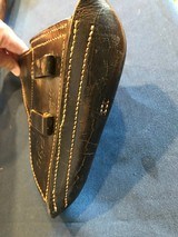 German P.38 Hardshell Holster, gxy 1942, WaA 706, Gebruder Klinge, Original Stitching Intact, Very Good Condition - 9 of 9