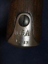 German Erfurt Karabiner 98az, dated 1917, 8x57mm, S/N 3782, All Matching, Rare Butt Plate Mark "M.G.A.1.63." (Machine Gun Unit) - 4 of 20