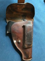 J. P. Sauer, 1930 Behordan, Police Starburst K Marked, Both Original Matching Numbered Mags & Original Numbered Police Marked Holster - 7 of 20