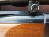 Ruger #1 no 1 1-B 220 swift Leupold 12x fixed - 10 of 11