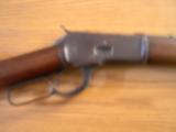 Winchester Model 1892, 25-20 WCF, Octagon barrel. This was the last firearm purchased and owned by the late Seth Bullock. First sheriff of Deadwood.
- 6 of 15