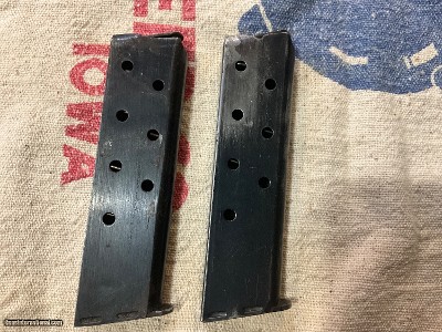 Pair of 1903 colt 32 acp vintage magazines