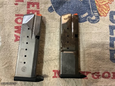 2 Smith and Wesson s&w 40 magazines .40