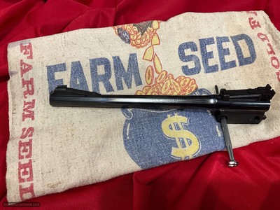 Thompson center contender 10” octagon 222 Remington barrel.