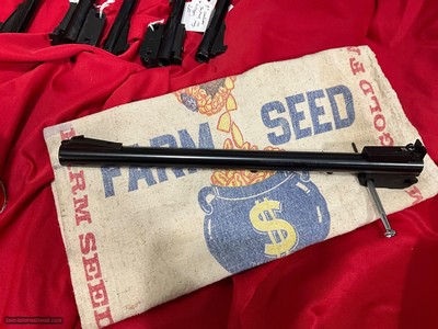 Thompson center contender super 14 in blue 357 maximum round barrel