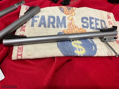 Thompson center contender super 14 in stainless 22 or match round barrel