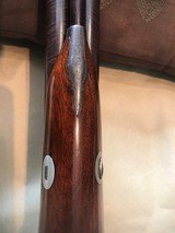 Wonderful Parker Field Sons Double Barrel Flintlock Shotgun .23 gauge - 14 of 15