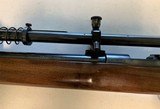 Winchester model 52 .22 caliber target rifle with Lyman 20x scope - 6 of 7