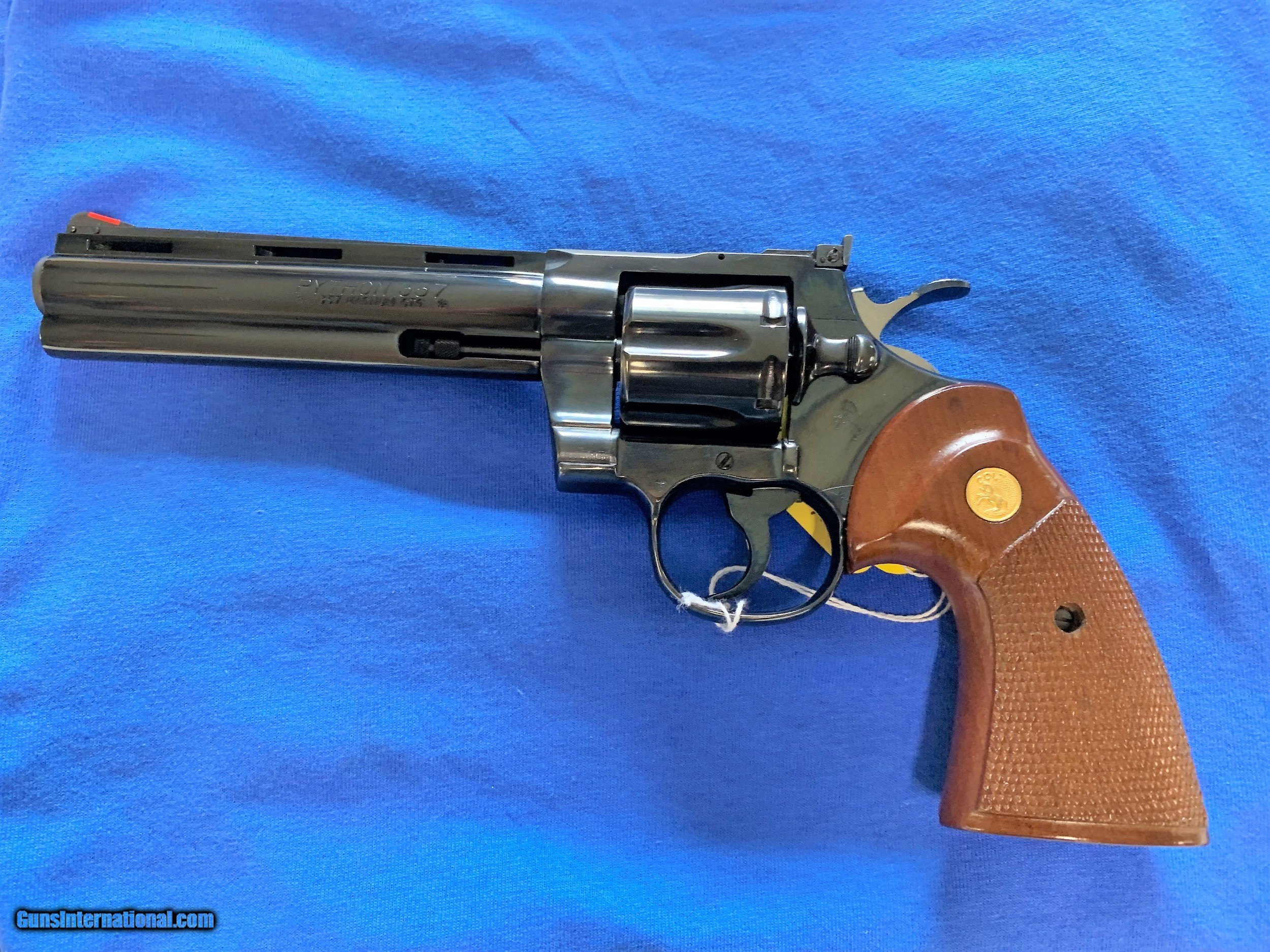 Colt Python 357 Magnum Revolver With 6 Barrel