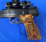 Smith and Wesson Model 41 .22 caliber target pistol with ADCO red dot sight - 2 of 6