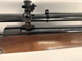 Winchester model 52 .22 caliber target rifle with Lyman Junior Target Spot Scope - 8 of 9