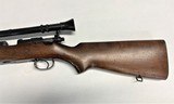 Winchester model 52 .22 caliber target rifle with Lyman Junior Target Spot Scope - 5 of 9