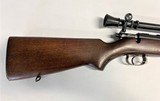 Winchester model 52 .22 caliber target rifle with Lyman Junior Target Spot Scope - 6 of 9