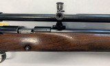 Winchester model 52C .22 caliber target rifle with 15 power Lyman Super Spot Target Scope - 9 of 11